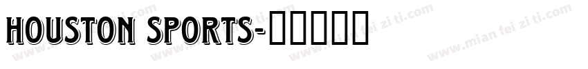 houston sports字体转换